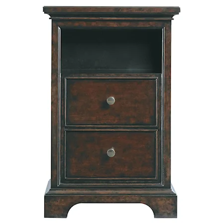 Two Drawer Telephone Table Night Stand